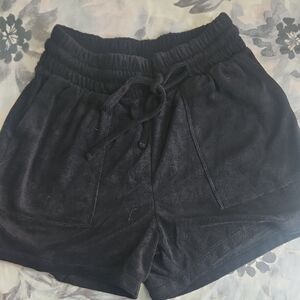 Zenana Midnight Black Athletic Shorts